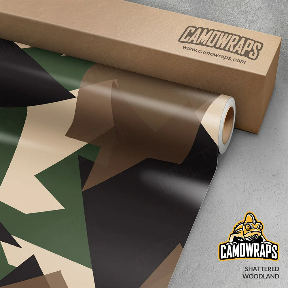 Shattered Camo Vinyl Wraps - Camo Wraps