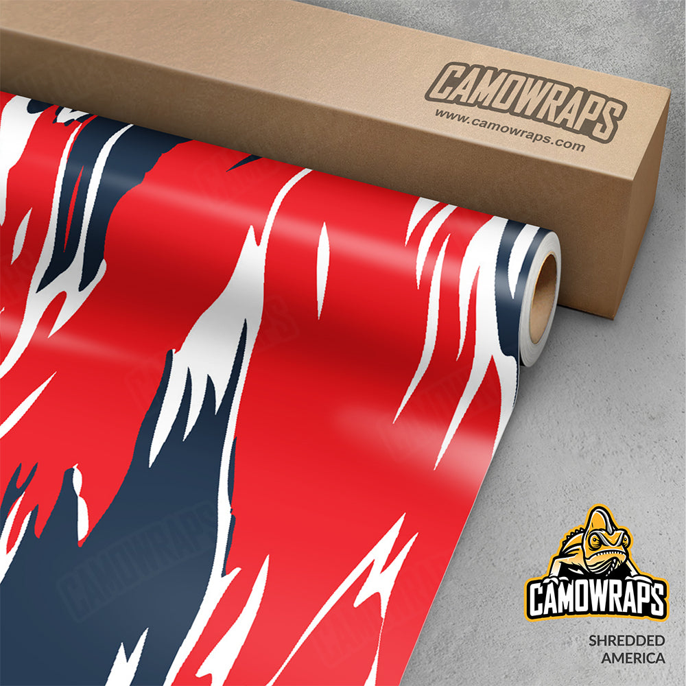 Shredded America Gun Skin Vinyl Wrap