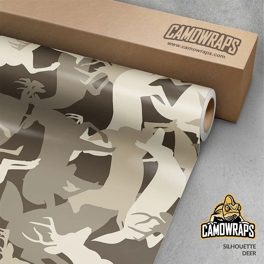 Silhouette Deer Gun Skin Vinyl Wrap
