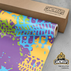 Tire Splatter Carnival Gun Skin Vinyl Wrap