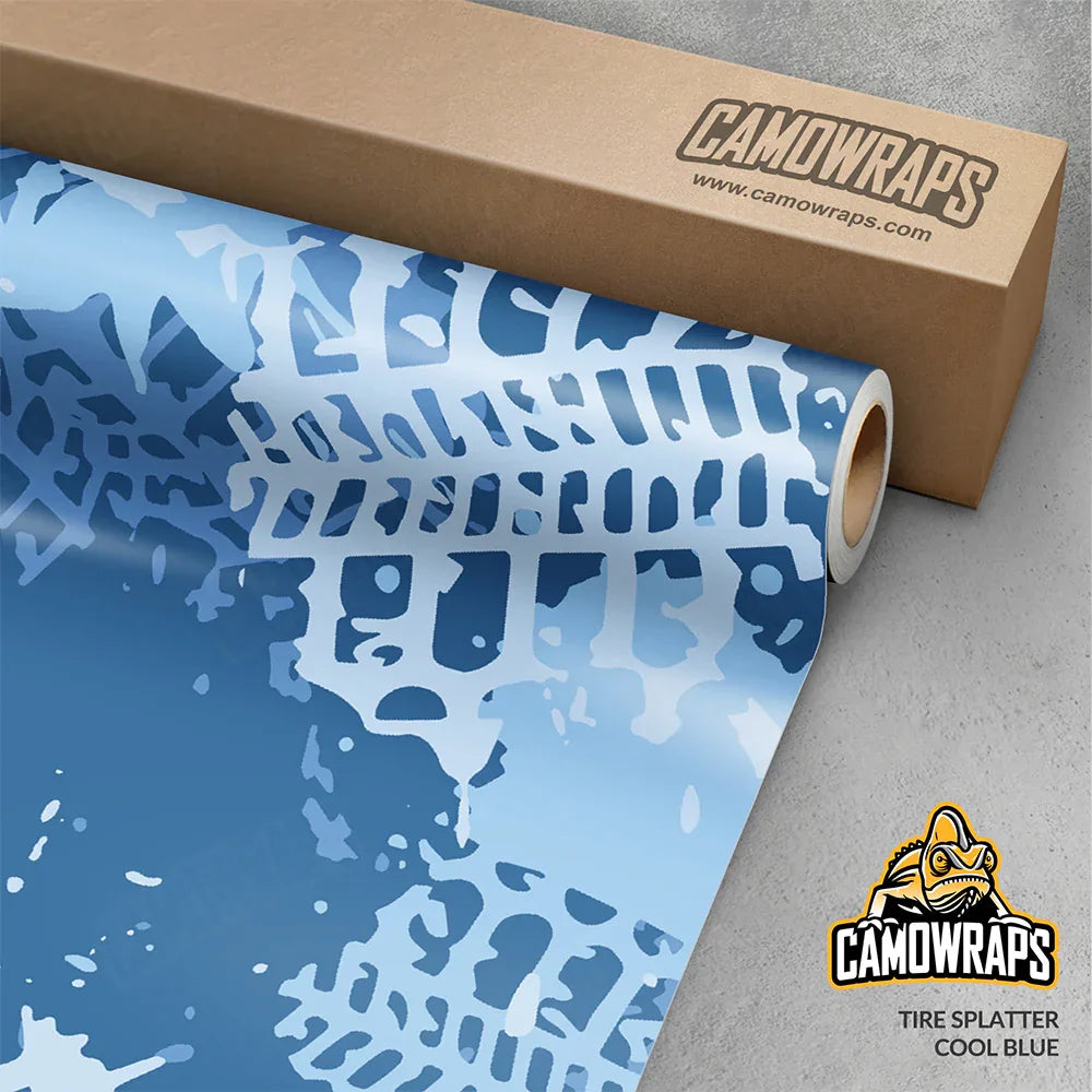 Tire Splatter Camo Vinyl Wraps - Camo Wraps