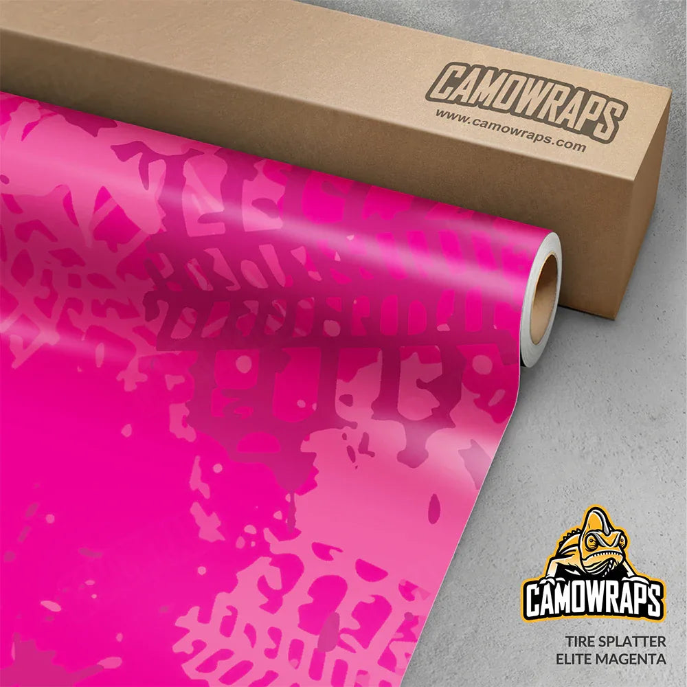 Tire Splatter Camo Vinyl Wraps - Camo Wraps