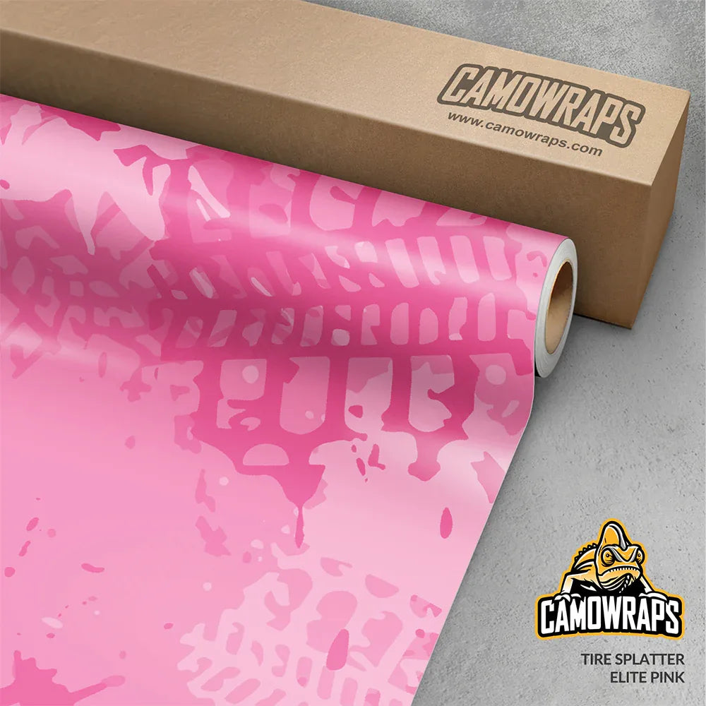 Tire Splatter Camo Vinyl Wraps - Camo Wraps
