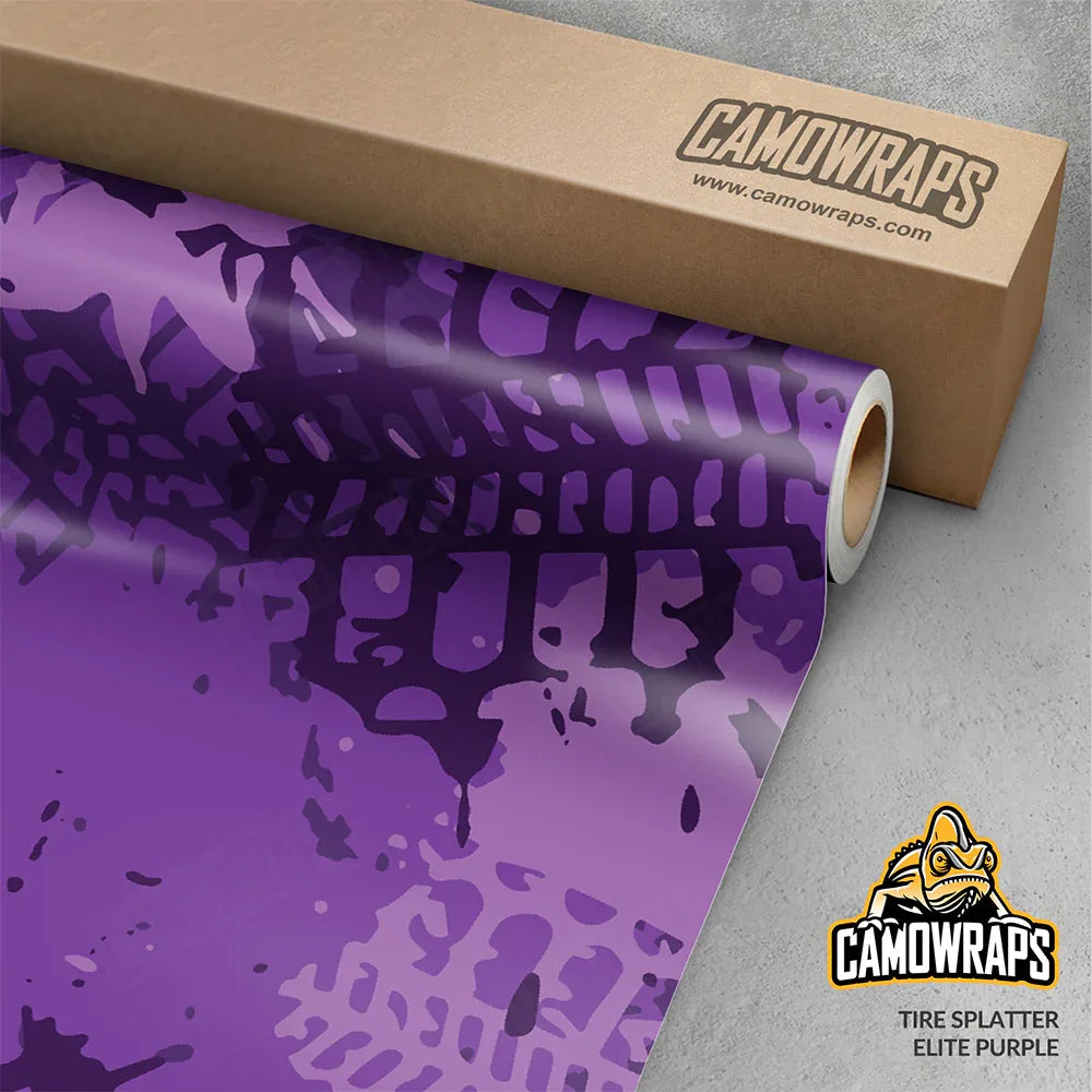 Tire Splatter Camo Vinyl Wraps - Camo Wraps