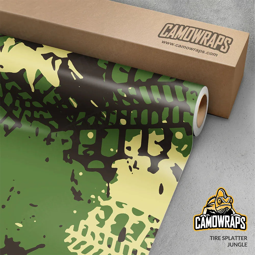 Tire Splatter Camo Vinyl Wraps - Camo Wraps