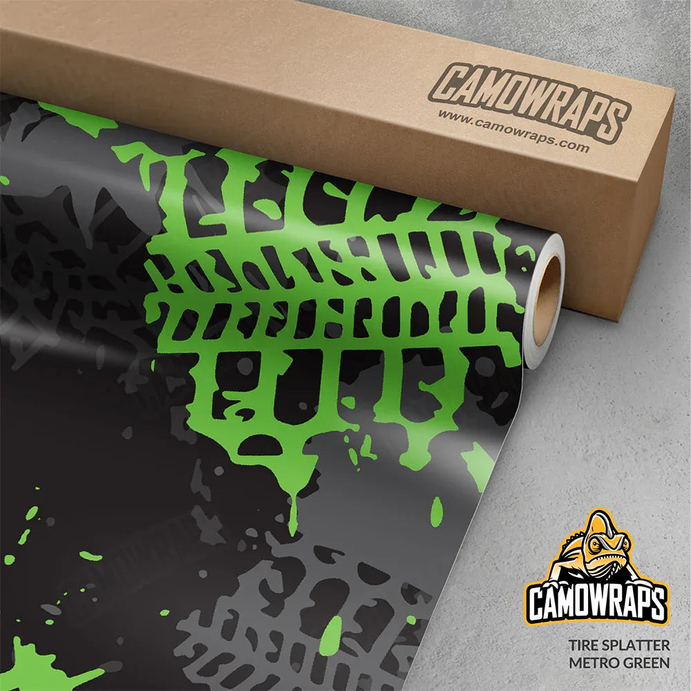 Tire Splatter Camo Vinyl Wraps - Camo Wraps