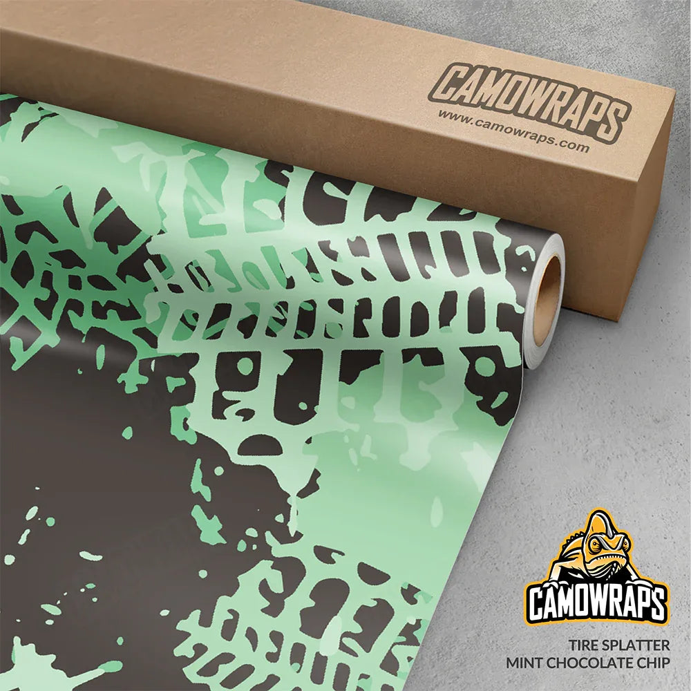 Tire Splatter Camo Vinyl Wraps - Camo Wraps
