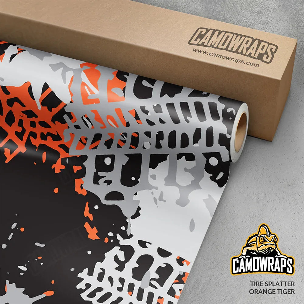 Tire Splatter Camo Vinyl Wraps - Camo Wraps