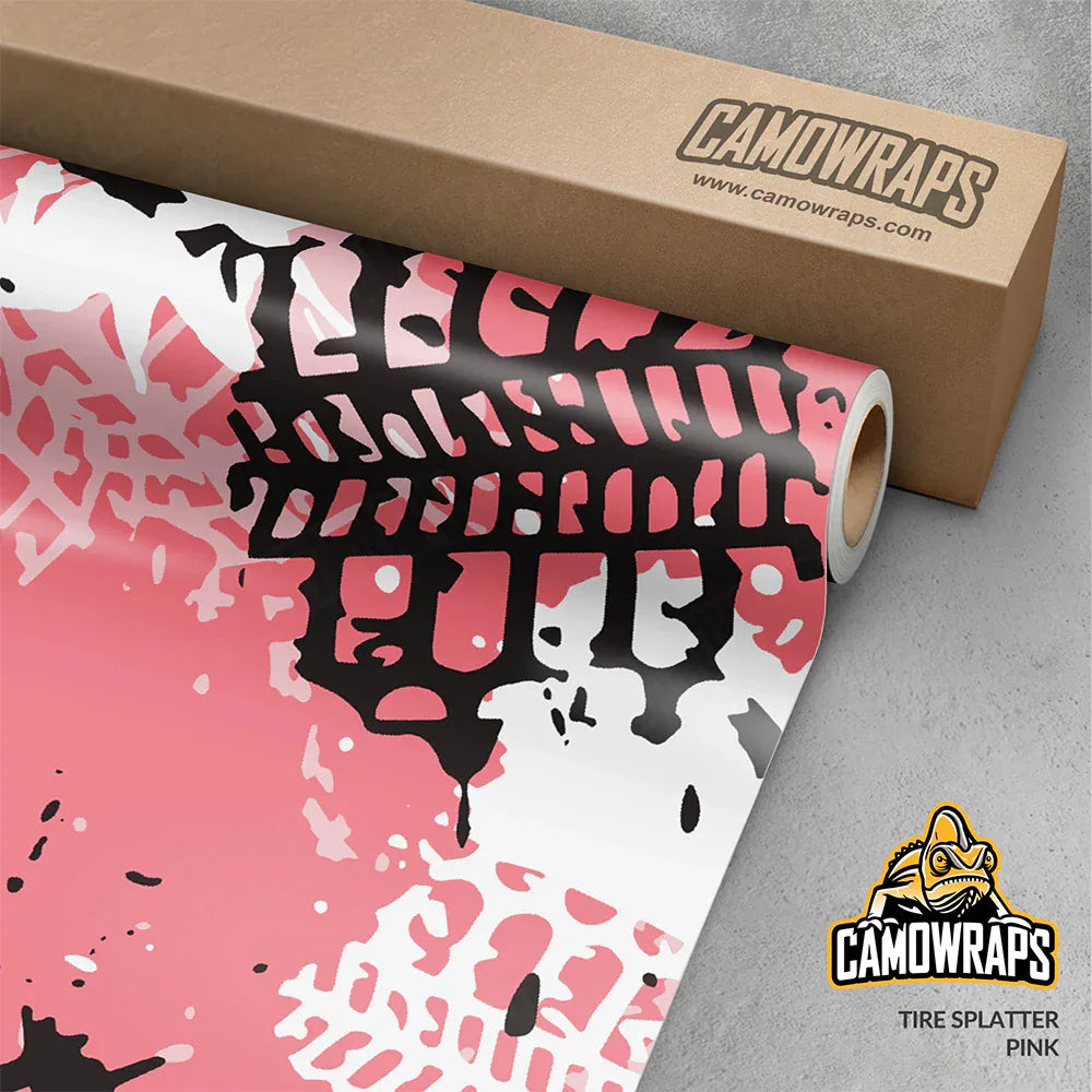 Tire Splatter Camo Vinyl Wraps - Camo Wraps