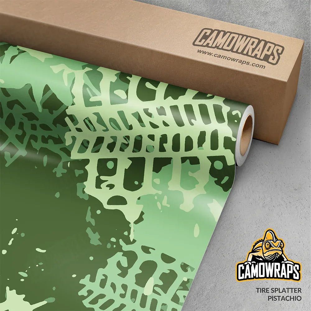 Tire Splatter Camo Vinyl Wraps - Camo Wraps