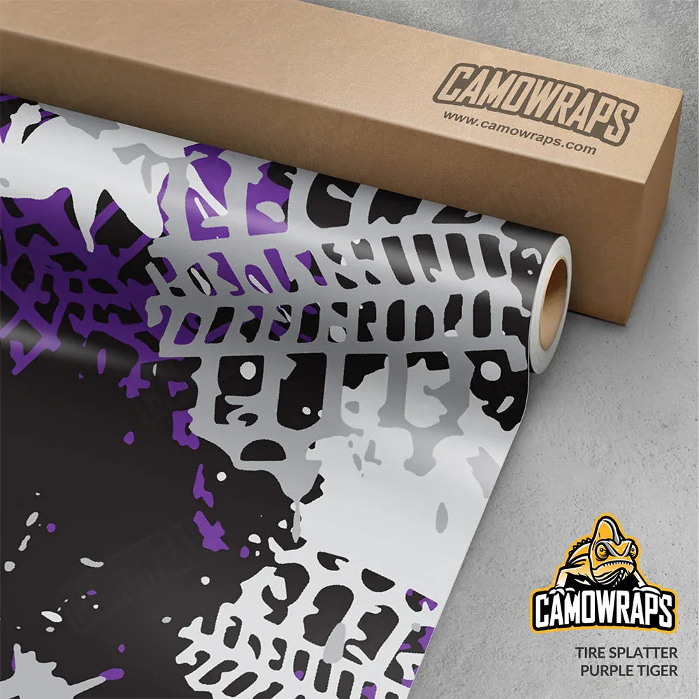 Tire Splatter Camo Vinyl Wraps - Camo Wraps