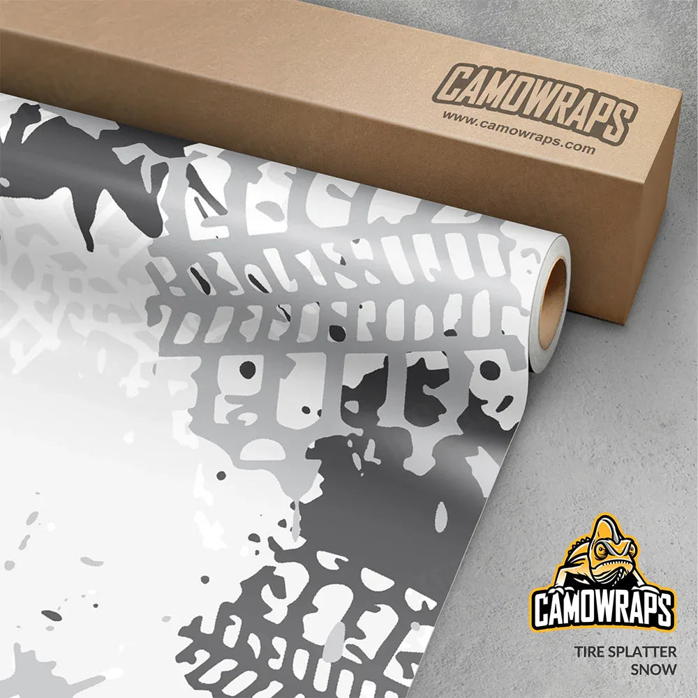Tire Splatter Camo Vinyl Wraps - Camo Wraps