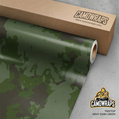 Treetop Army Dark Green Gun Skin Vinyl Wrap