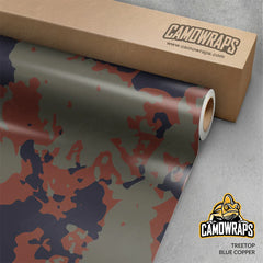 Treetop Blue Copper Gun Skin Vinyl Wrap