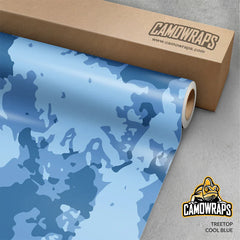 Treetop Cool Blue Gun Skin Vinyl Wrap