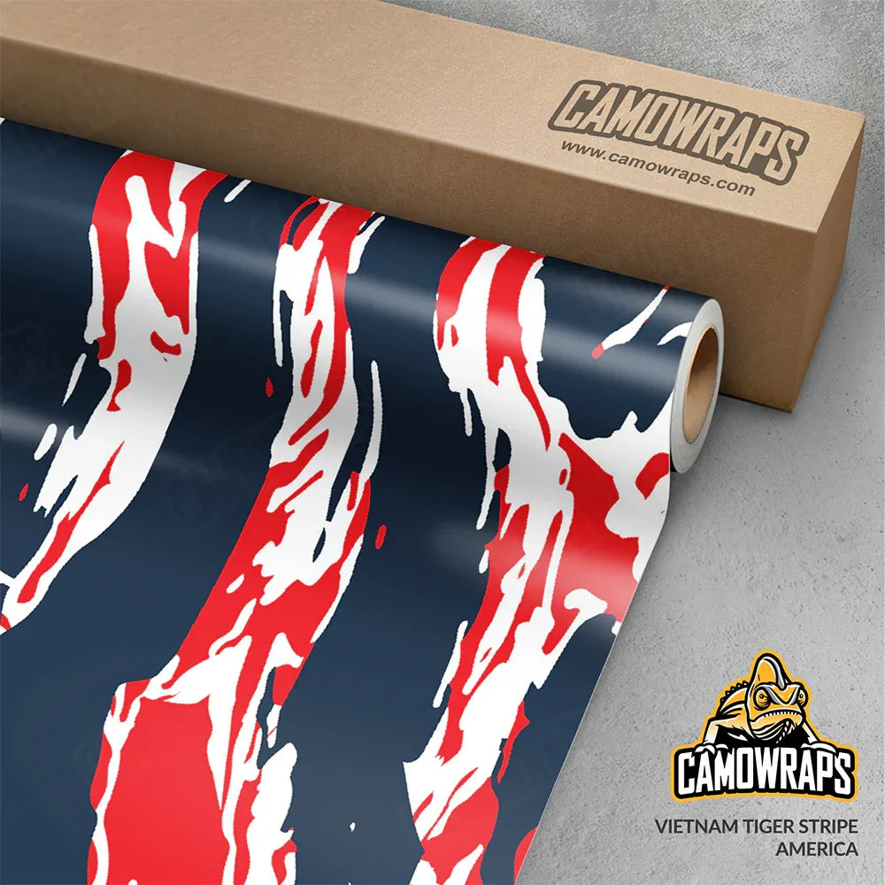 Vietnam Tiger Stripe America Gun Skin Vinyl Wrap