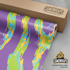 Vietnam Tiger Stripe Carnival Gun Skin Vinyl Wrap