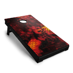 Kryptek Lava Cornhole Board Wraps