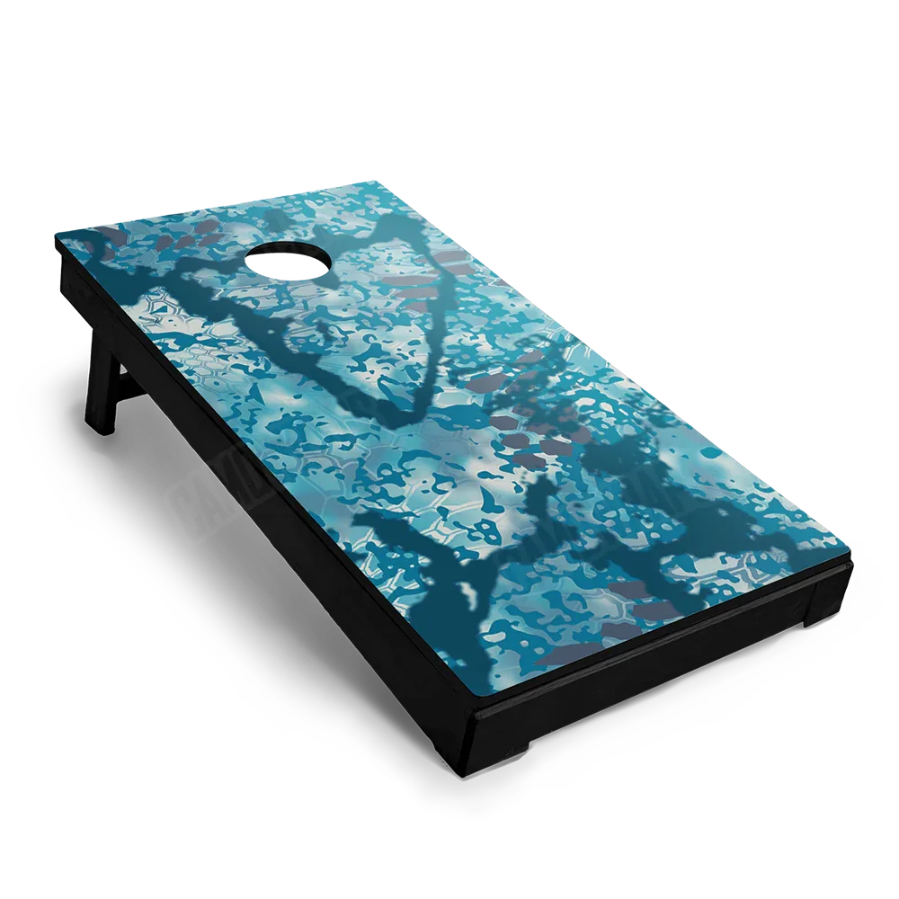 Kryptek Obskura Shallows Cornhole Board Wraps