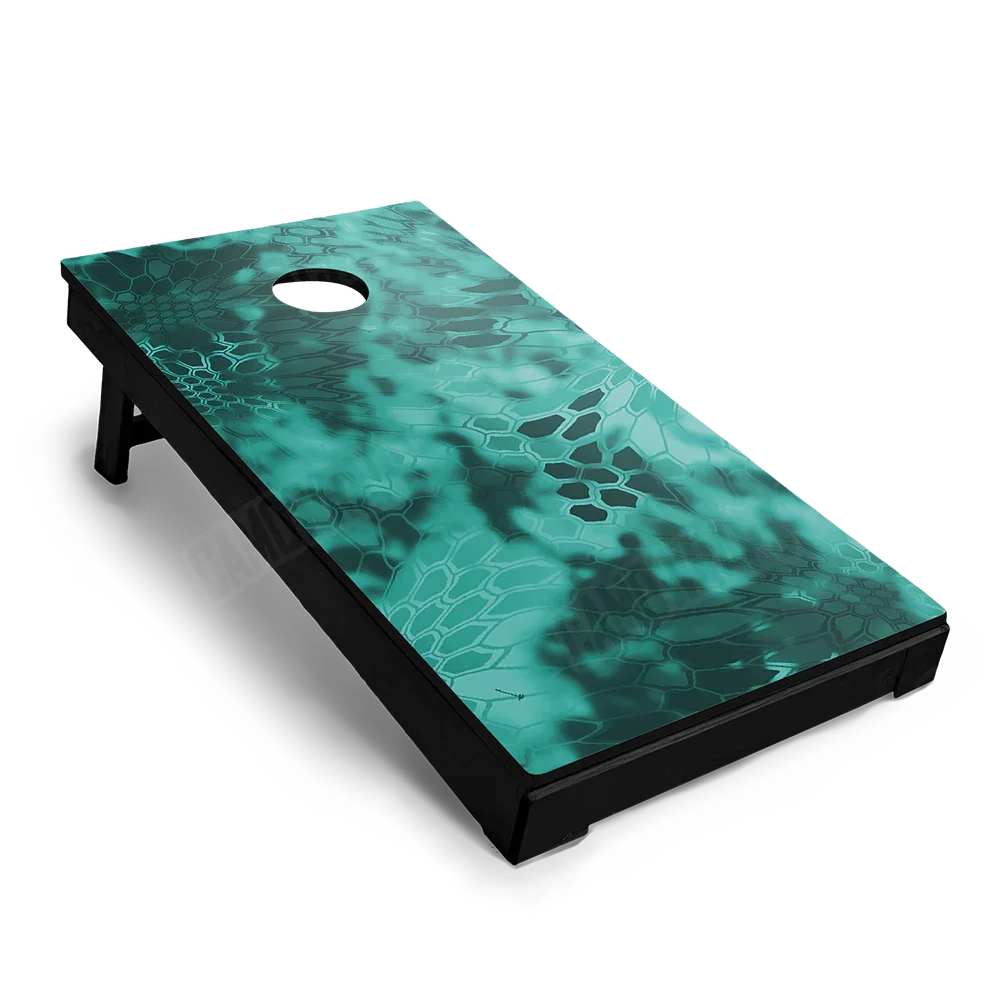 Kryptek Tiffany Blue Cornhole Board Wraps