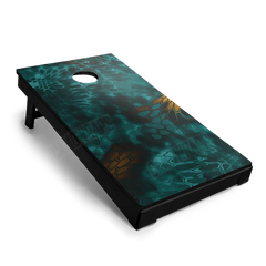 Kryptek Turquoise Cornhole Board Wraps