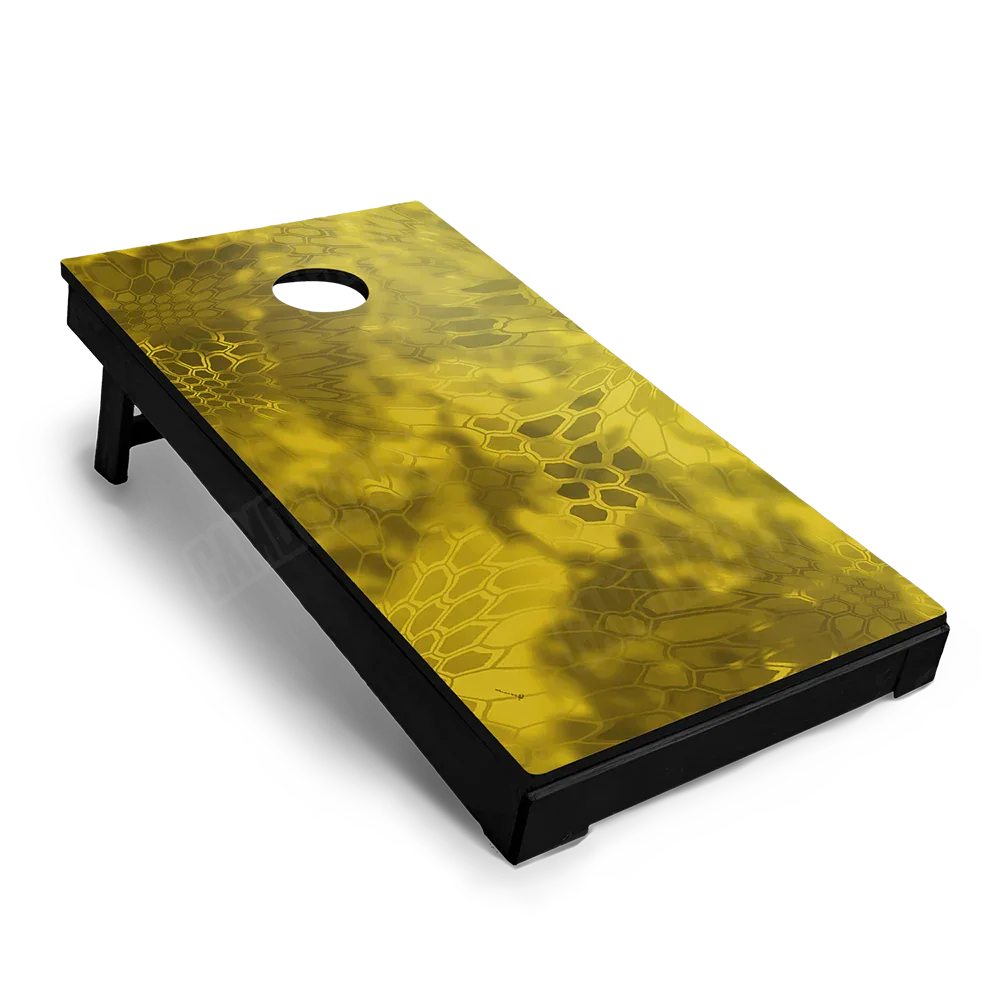 Kryptek Yellow Cornhole Board Wraps