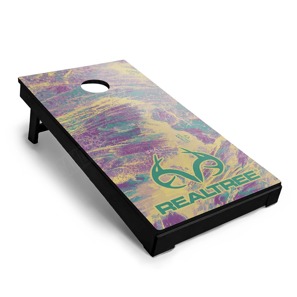 Realtree Aspect Cranberry Cornhole Board Wraps