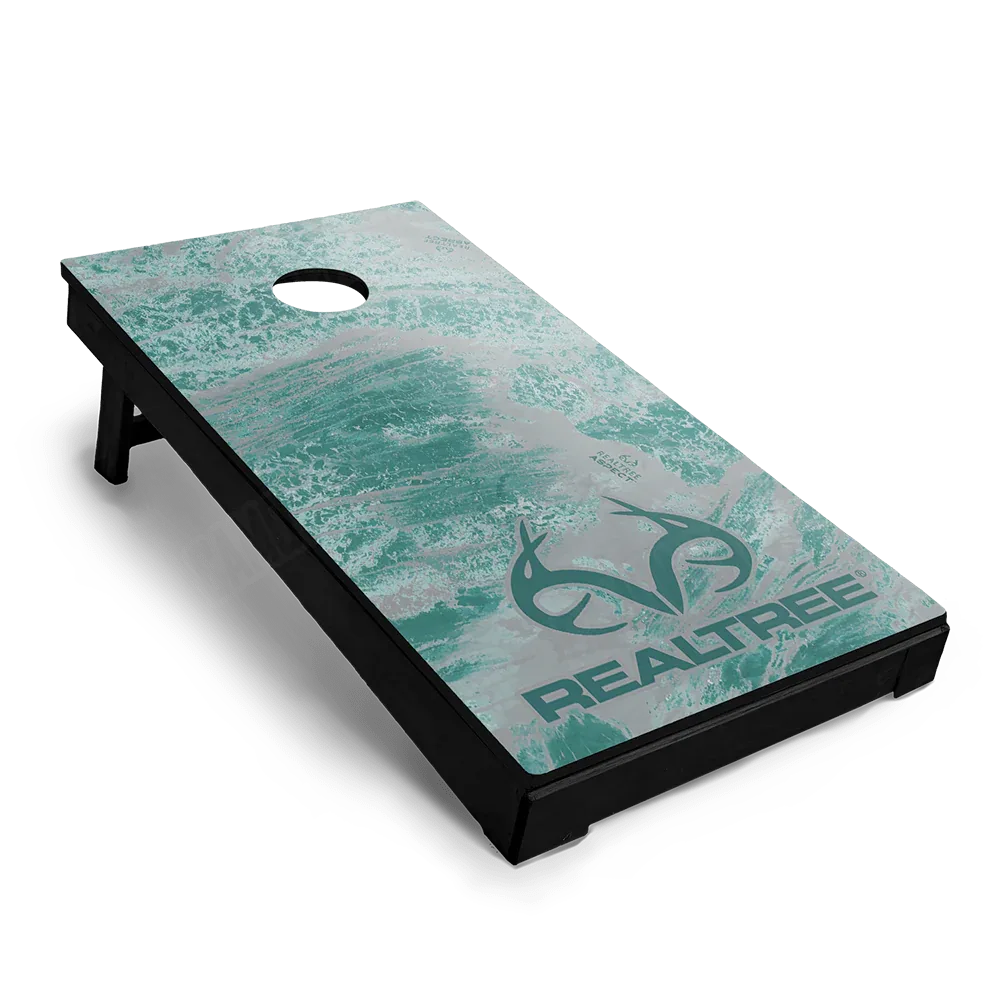 Realtree Aspect Ice Water Cornhole Board Wraps