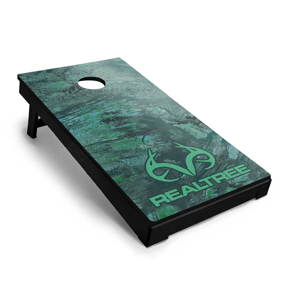 Realtree Aspect Sea Glass Cornhole Board Wraps