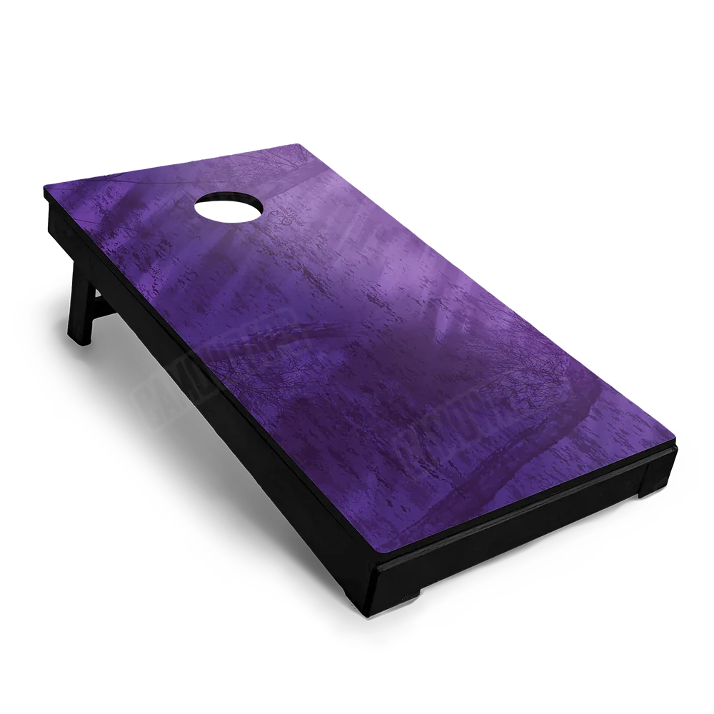 Realtree Fishing Purple Cornhole Board Wraps