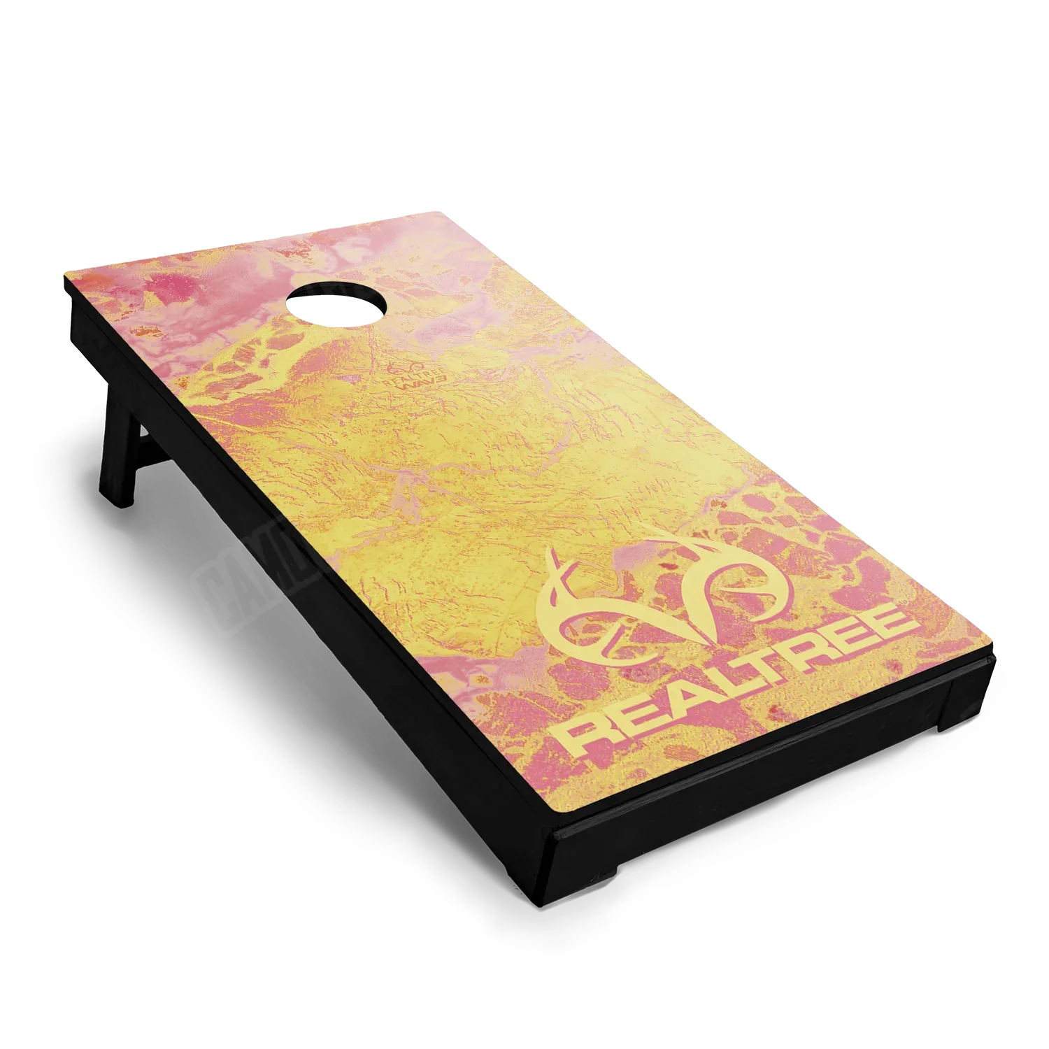 Realtree WAV3 Strawberry Lemonade Cornhole Board Wraps