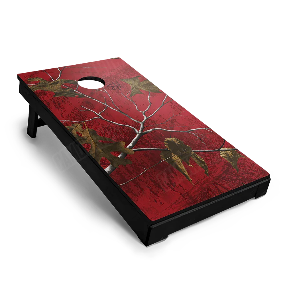 Realtree XTRA Colors Red Cornhole Board Wraps