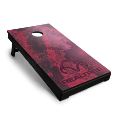 Realtree XTREME Dark Magenta Cornhole Board Wraps