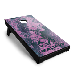 Realtree XTREME Lavender Haze Cornhole Board Wraps