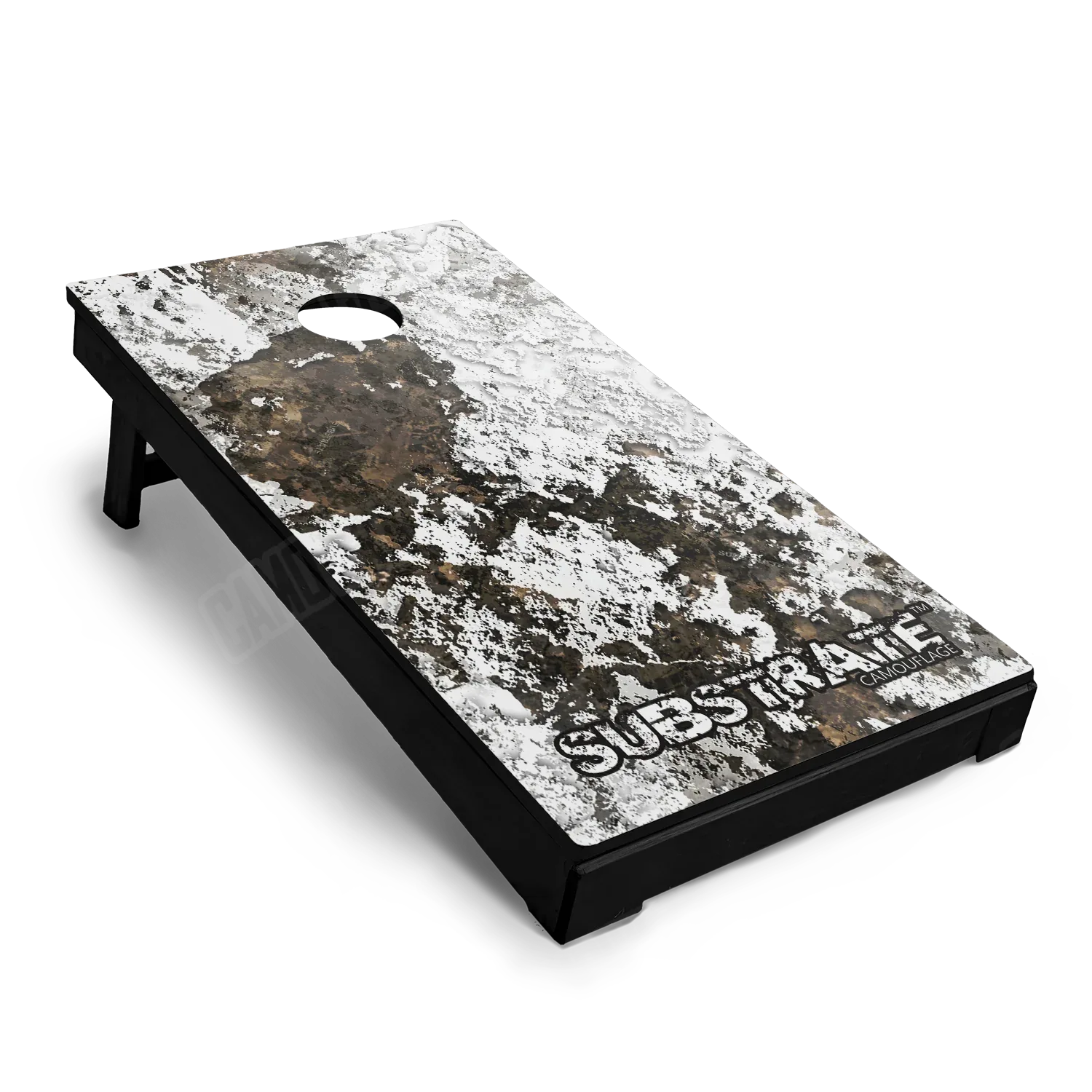 Substrate Snowfall Cornhole Board Wraps