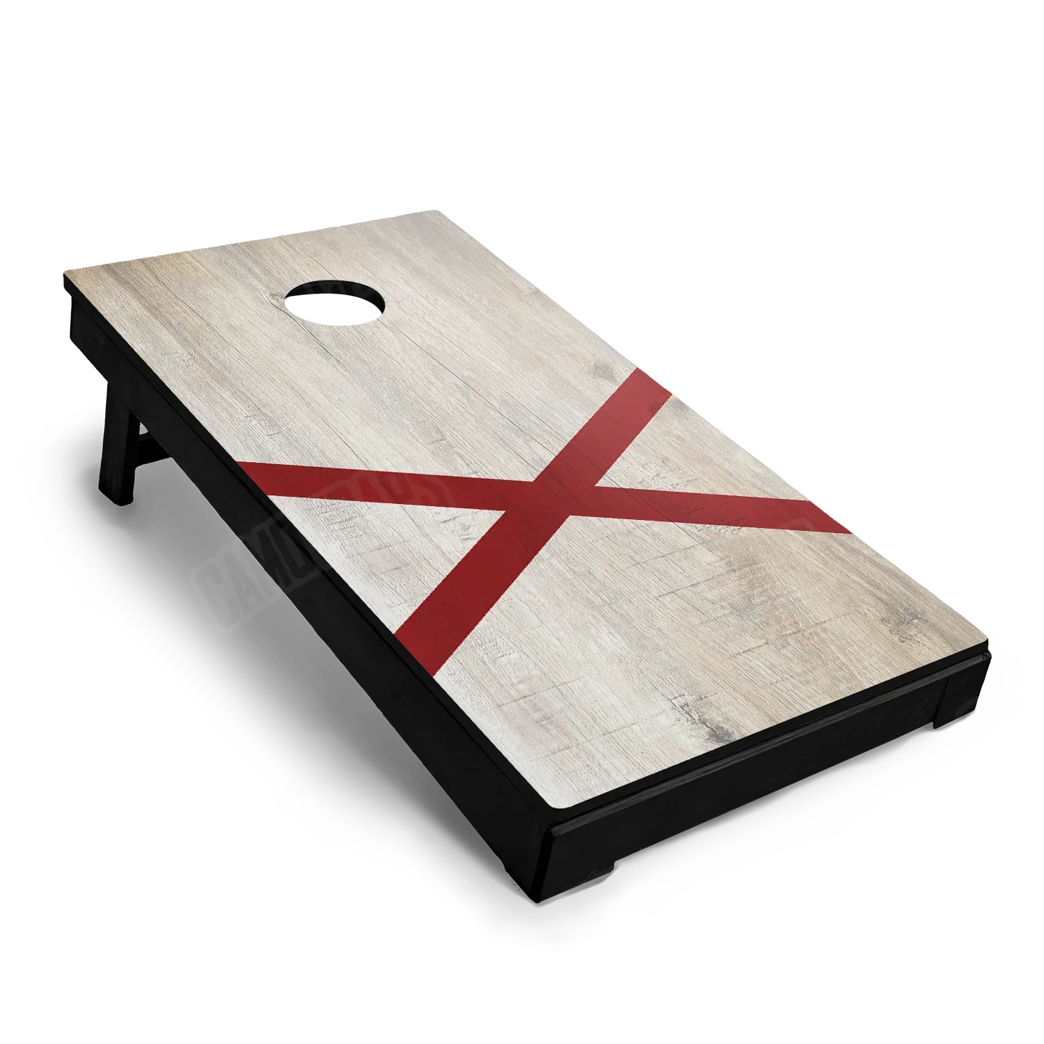 US States Alabama Distressed Flag Cornhole Board Wraps