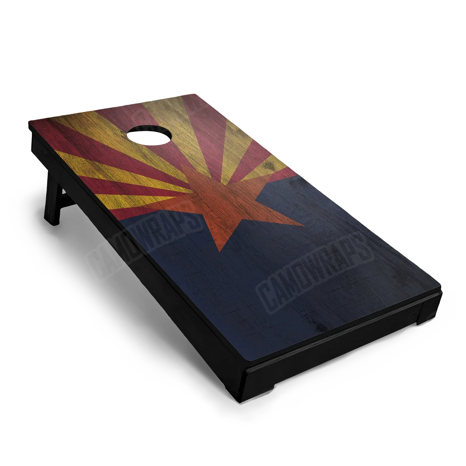 US States Arizona Distressed Flag Cornhole Board Wraps
