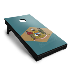 US States Delaware Flag Cornhole Board Wraps