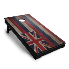 US States Hawaii Distressed Flag Cornhole Board Wraps