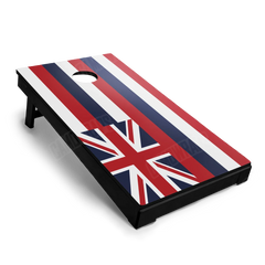 US States Hawaii Flag Cornhole Board Wraps