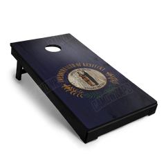 US States Kentucky Distressed Flag Cornhole Board Wraps