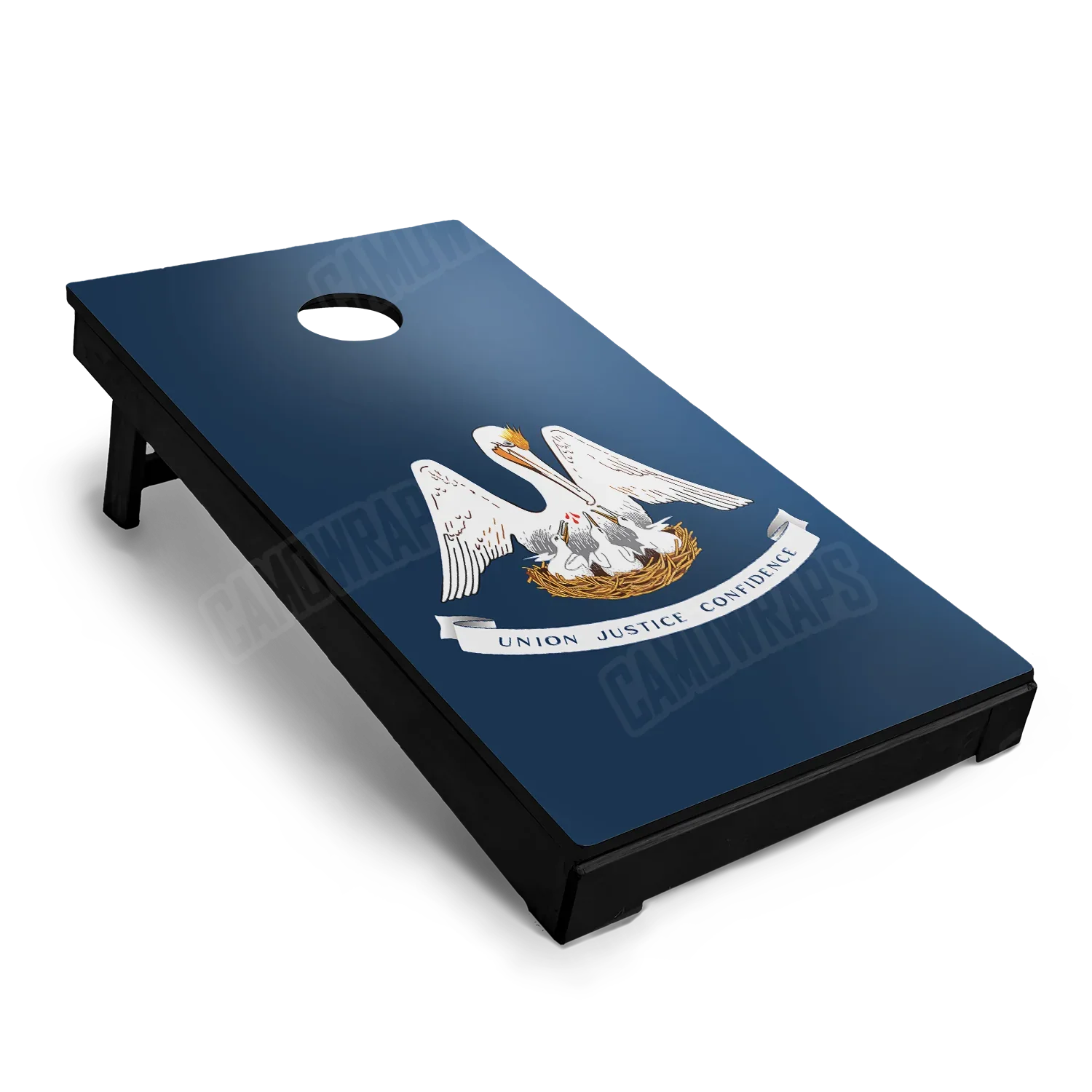US States Louisiana Flag Cornhole Board Wraps