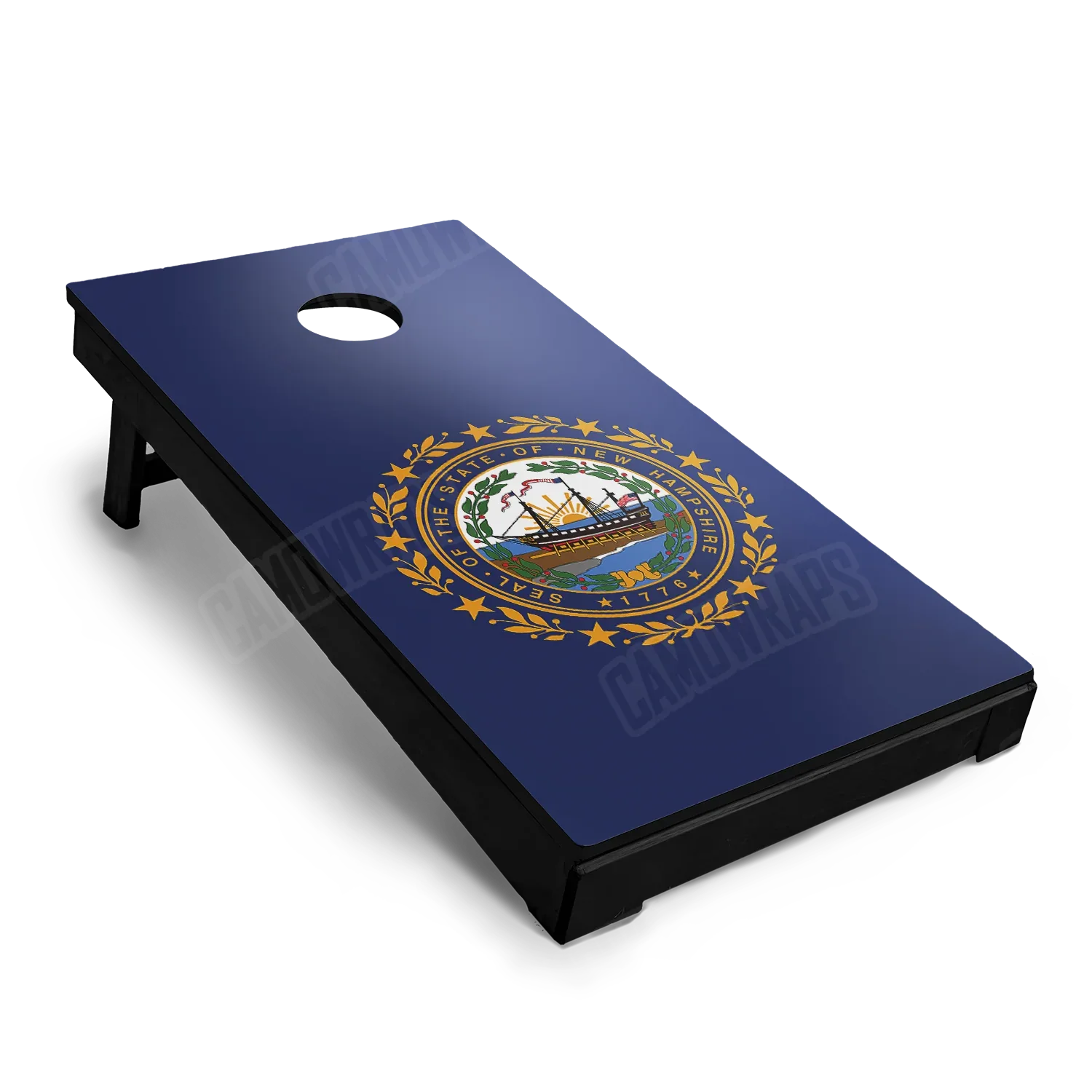 US States New Hampshire Flag Cornhole Board Wraps