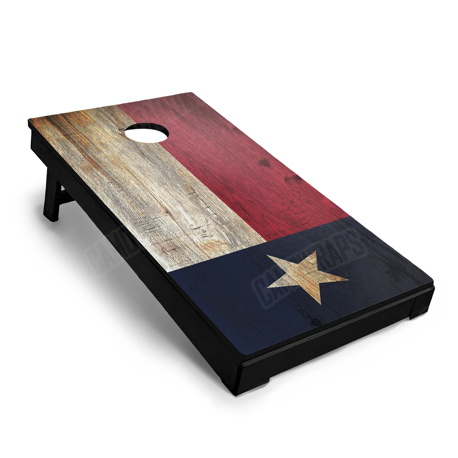 US States Texas Distressed Flag Cornhole Board Wraps