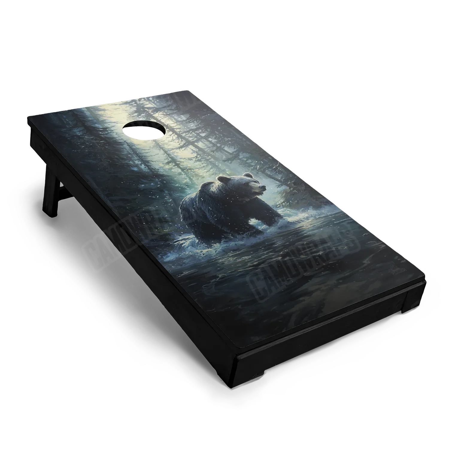 Wildlife Bear Cornhole Board Wraps