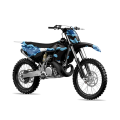 Compound Baby Blue Dirt Bike Wraps