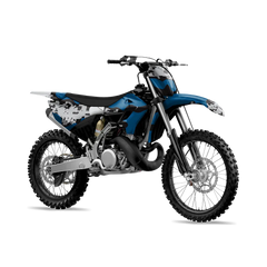 Compound Blue Tiger Dirt Bike Wraps