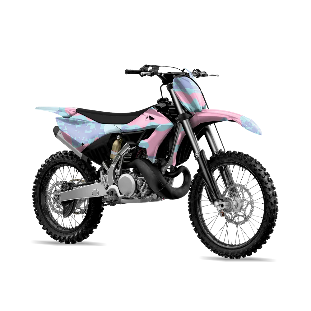 Compound Cotton Candy Dirt Bike Wraps