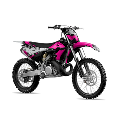 Compound Magenta Tiger Dirt Bike Wraps
