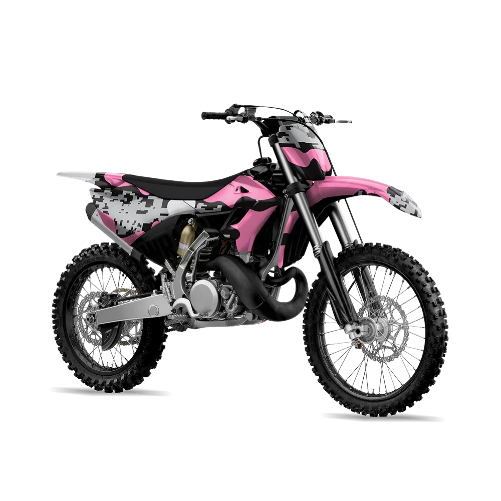 Compound Pink Tiger Dirt Bike Wraps